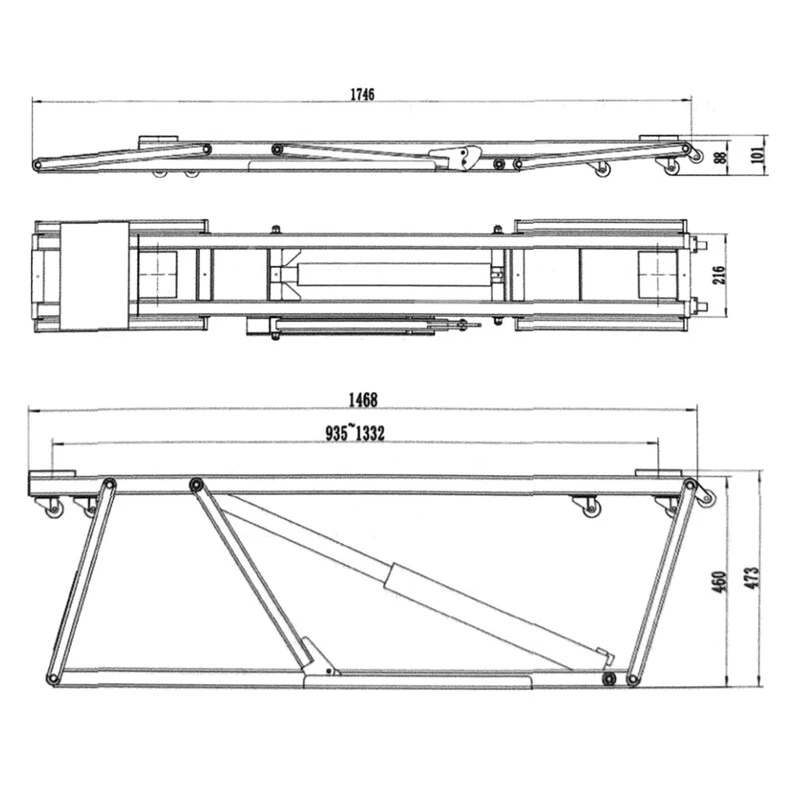 Dimensions_ALPAD_paddock_quicklift Dimension pont Élévateur de paddock – 2.5T QUICKLIFT