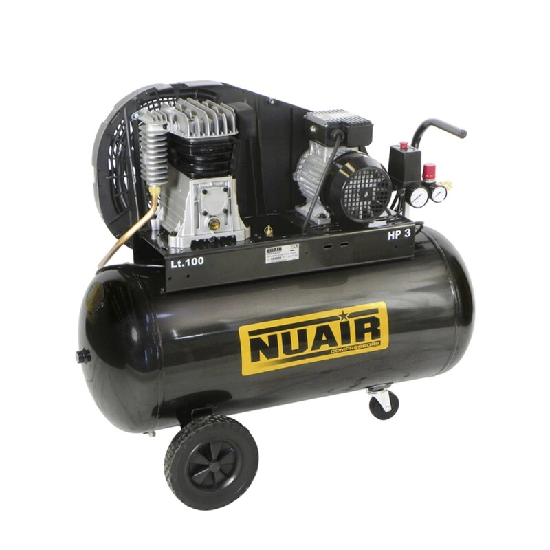 compresseur-nuair-b2800b-ALC100 compresseur piston nuair b2800b 100l garage soufflette, compresseur pneumatique