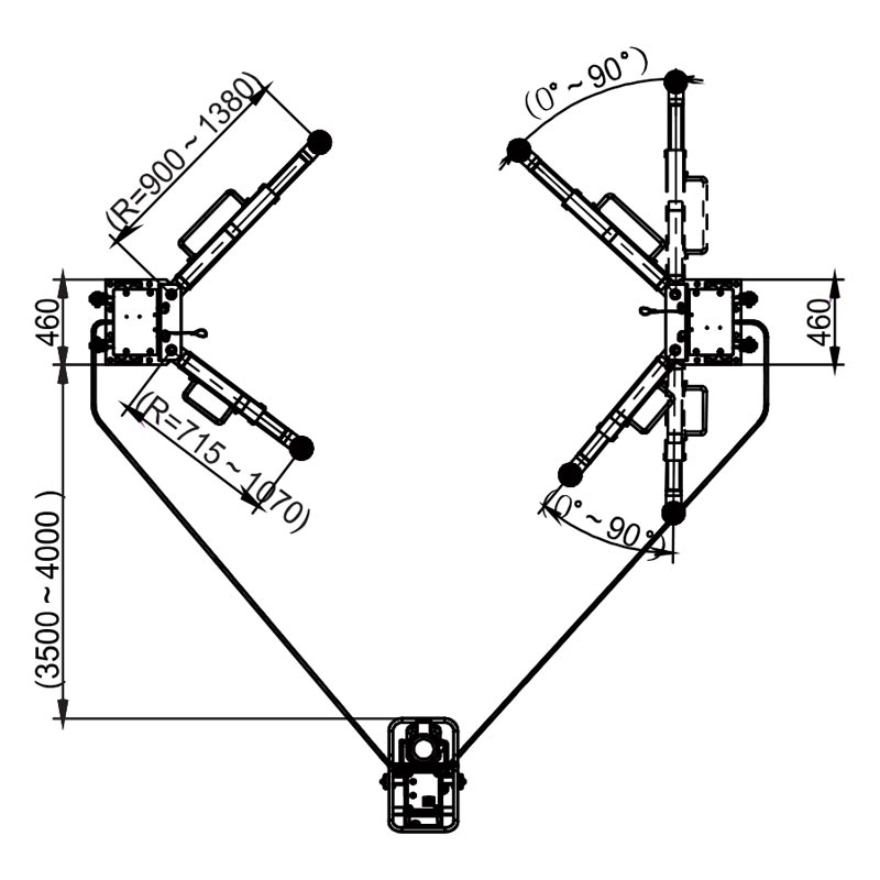 Pont-2-colonnes-mobile-deverrouillage-ALM3230M2-plan-2 Pont-2-colonnes-mobile-deverrouillage-ALM3230M2-plan-2