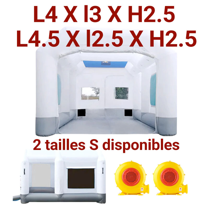 cabine-peinture-gonflable-taille-s-voiture-mobile cabine de peinture gonflable taille S