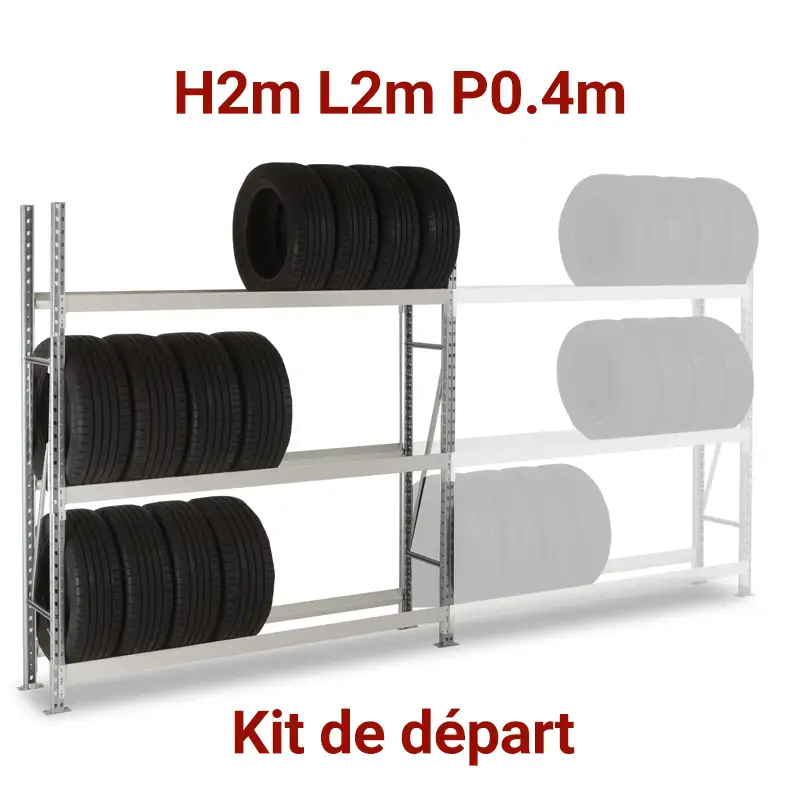 rayonnage-pneu-garage-mecanique-auto-rangement-etagere-mettalique-mini-rak-simple-2m rayonnage epsivol rangement pneumatique