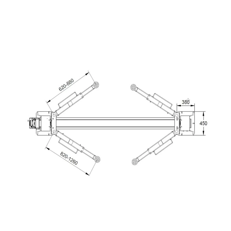 pont-elevateur-2-colonnes-4T-semi-automatique-base-renfort-dim-bras_9_11zon pont-elevateur-2-colonnes-4T-automatique-base-renfort