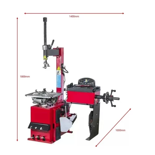 pack équilibreuse de pneu, machine à pneu et démonte pneu automatique avec 3ieme bras