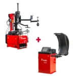 pack équilibreuse de pneu, machine à pneu et démonte pneu automatique avec 3ieme bras
