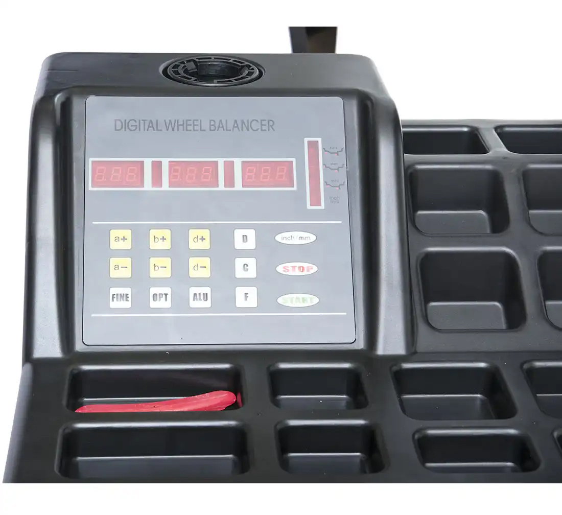 equilibreuse-pneu-automatique-REDATS-W-220-3 pack équilibreuse de pneu, machine à pneu et démonte pneu automatique avec 3ieme bras