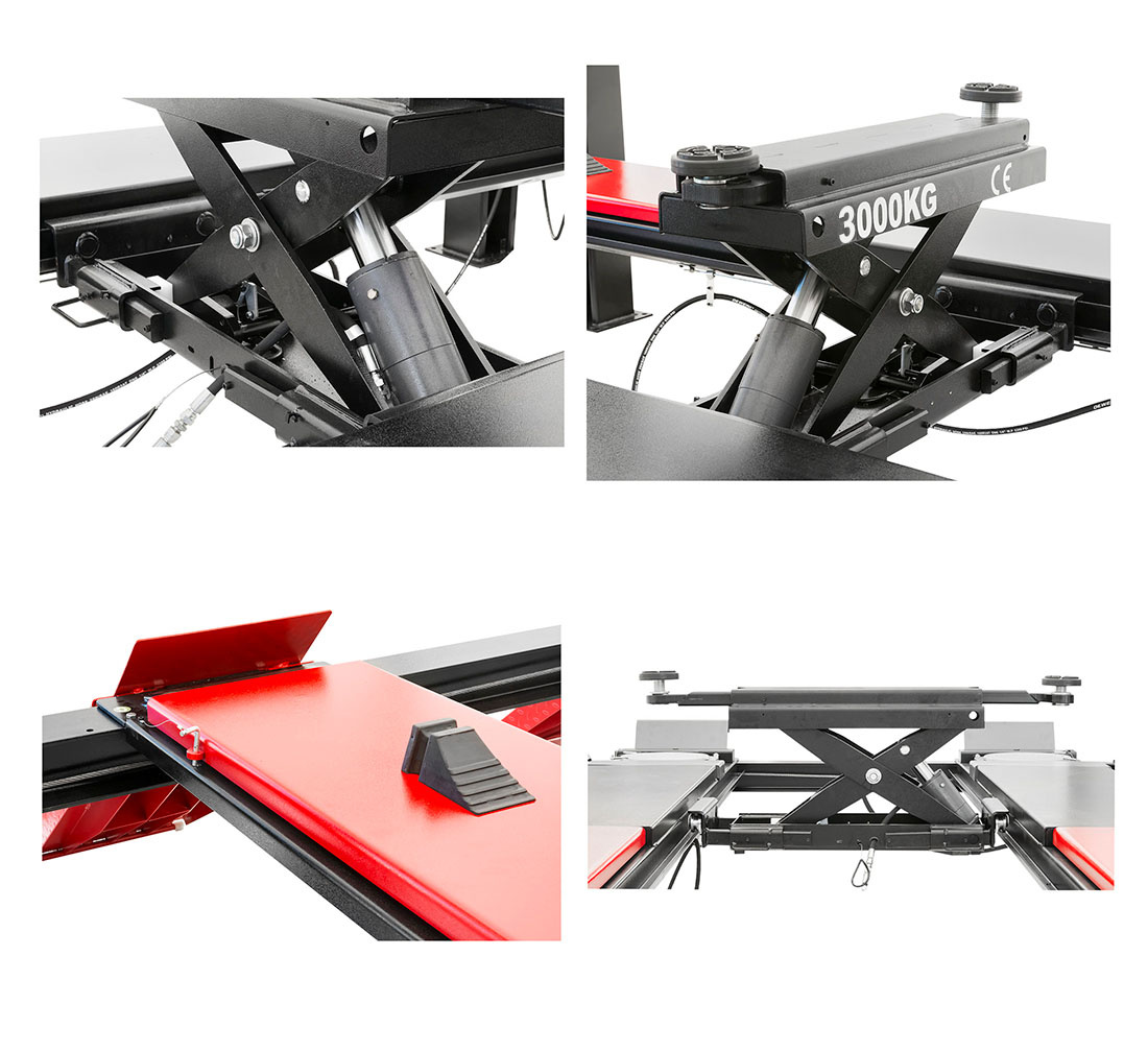 pont-geometrie-semi-automatique-4-colonnes-5.5T-alignement-cric-3 Pont géométrie 4 colonnes semi automatique, pont géométrie 5.5T