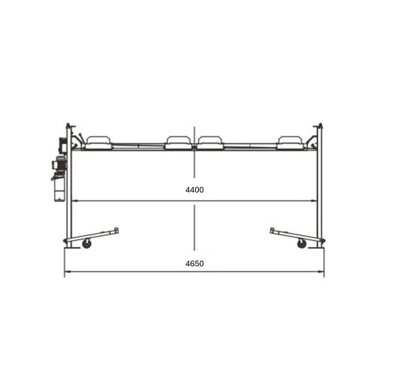 pont-parking-4-places-4-colonnes-stationnement-mobile-entretien-garage-atelier-plan-AL4P420D 2 Pont parking 4 place, pont 4 colonnes, pont mobiles voiture